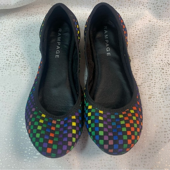 RAMPAGE Woven Style Slip-on Ballet Flats Size 9.5 Mayken - Picture 7 of 12